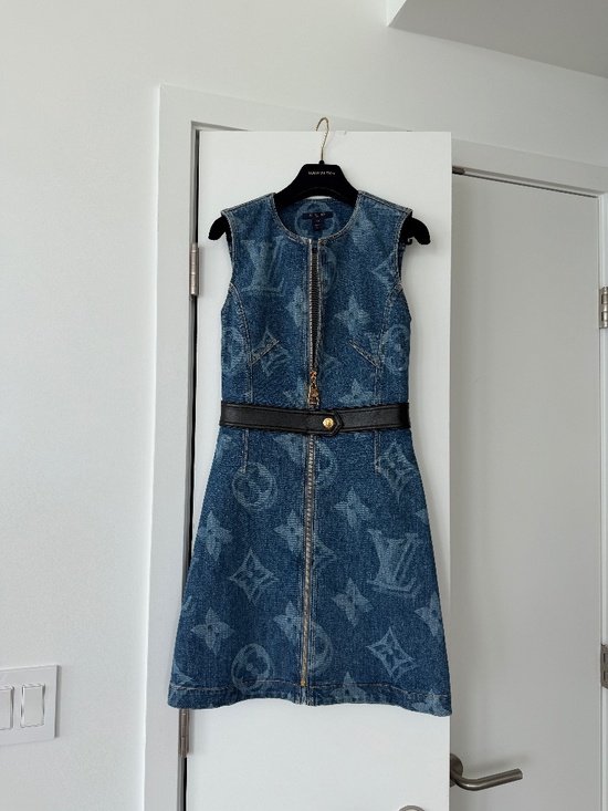 Louis Vuitton Dresses & Skirts - Louis Vuitton 2021 Mini Denim Dress